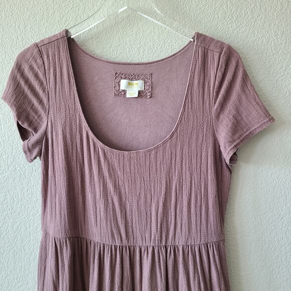 Anthropologie mauve Maxi Dress - Picture 6 of 12